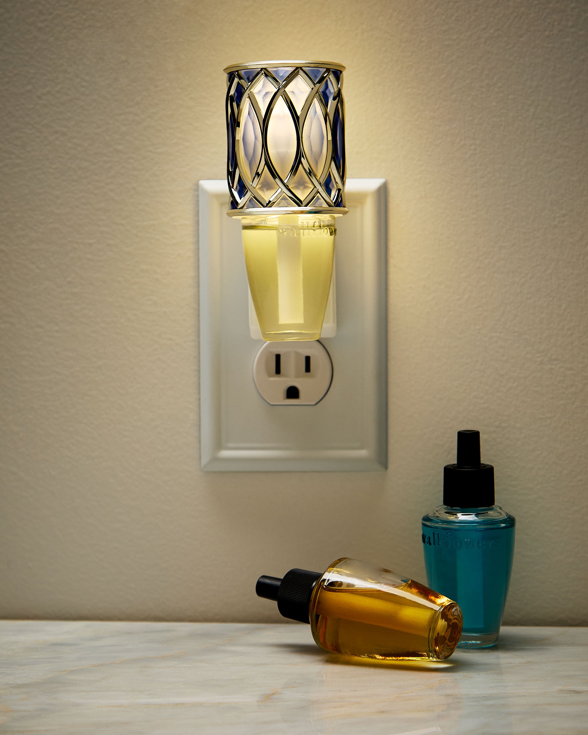 Blue Geometric Scent Control Nightlight - Image 4
