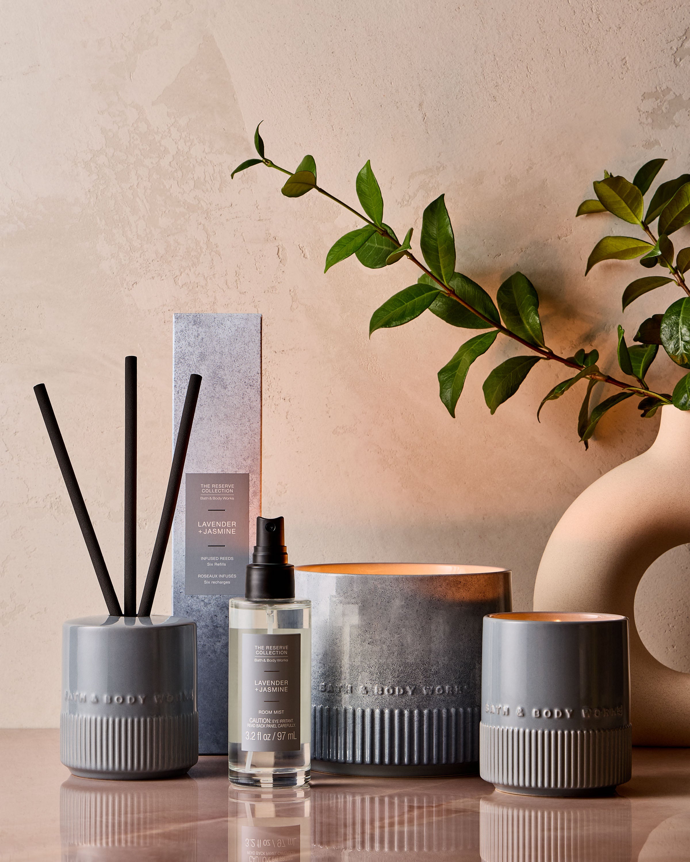 Lavender + Jasmine Single Wick Candle - Image 6