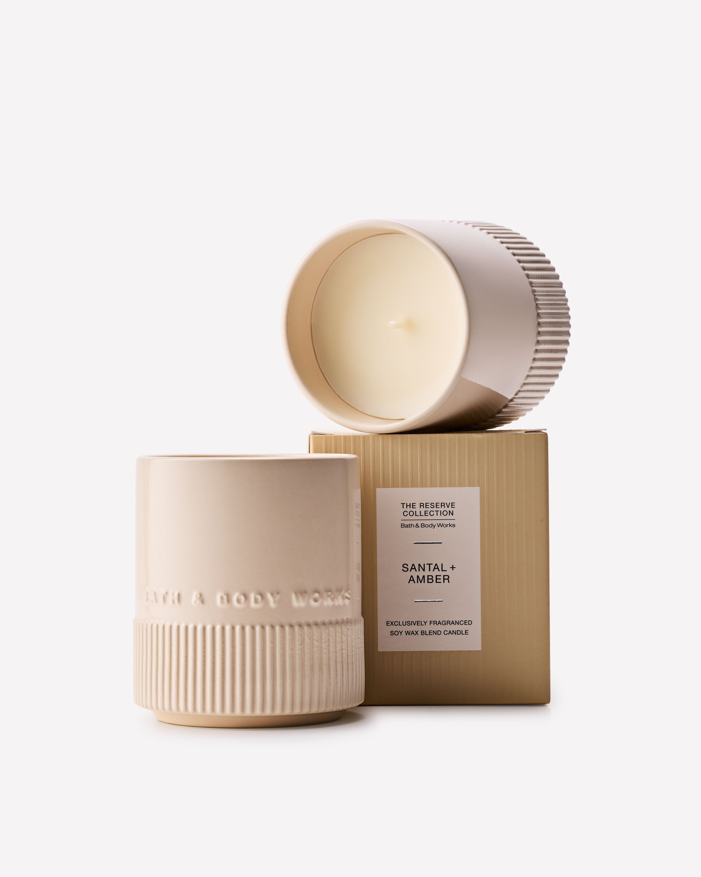 Santal + Amber Single Wick Candle