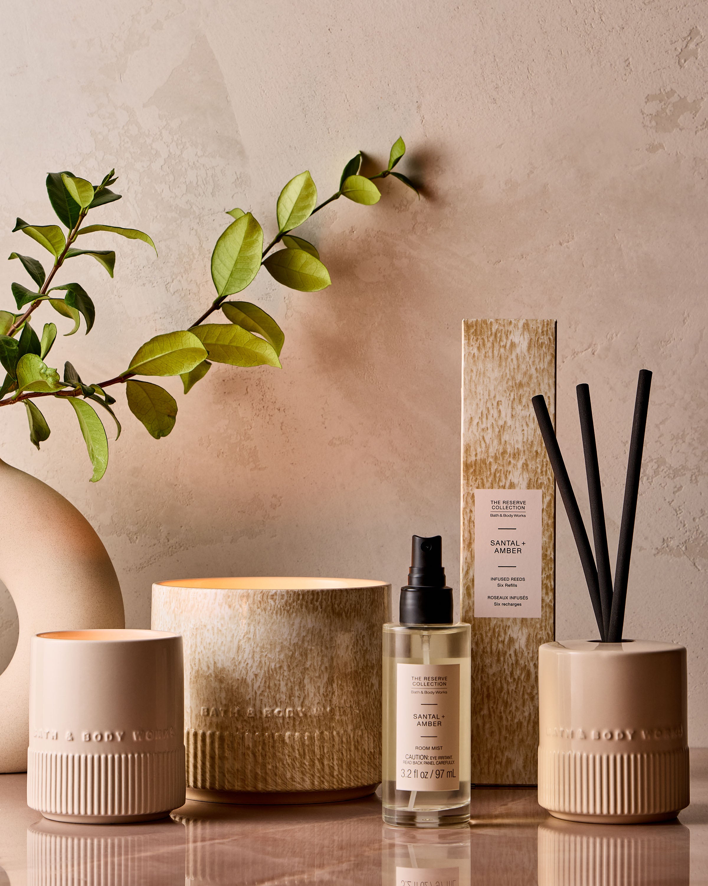 Santal + Amber Single Wick Candle - Image 6