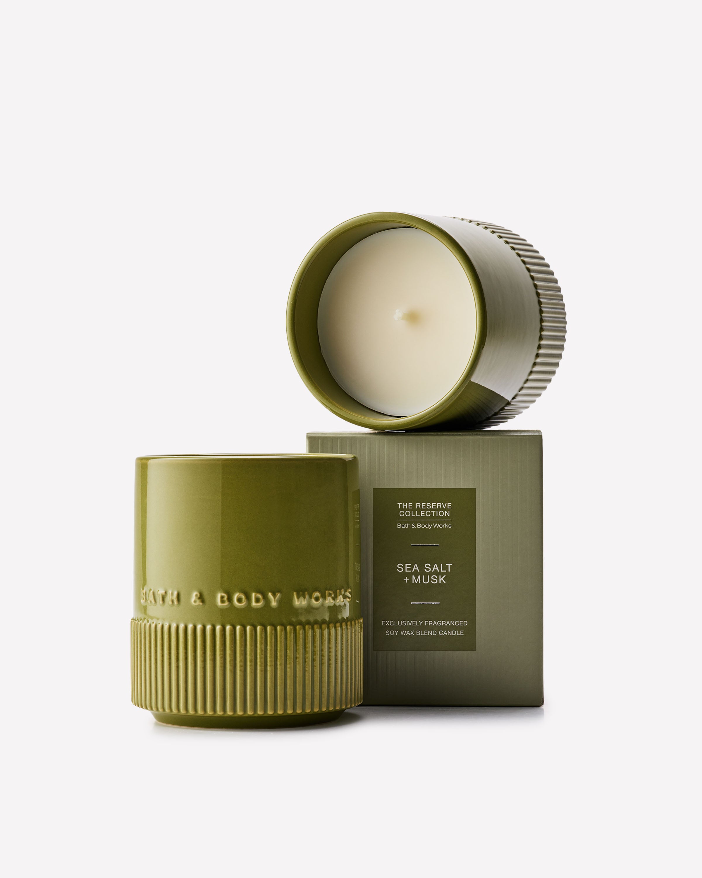 Sea Salt + Musk Single Wick Candle