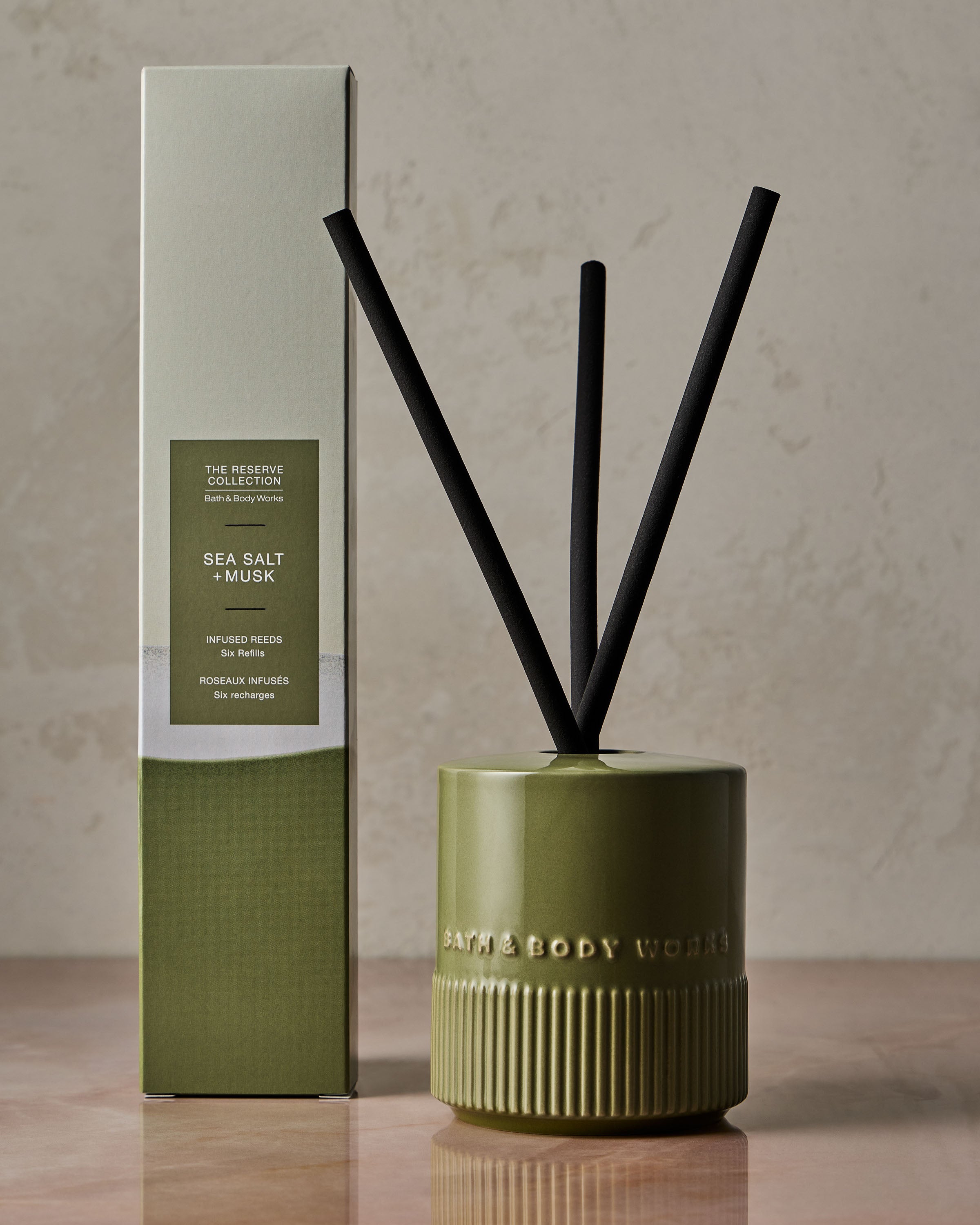 Sea Salt + Musk Fragrance-Infused Liquidless Reeds - Image 2