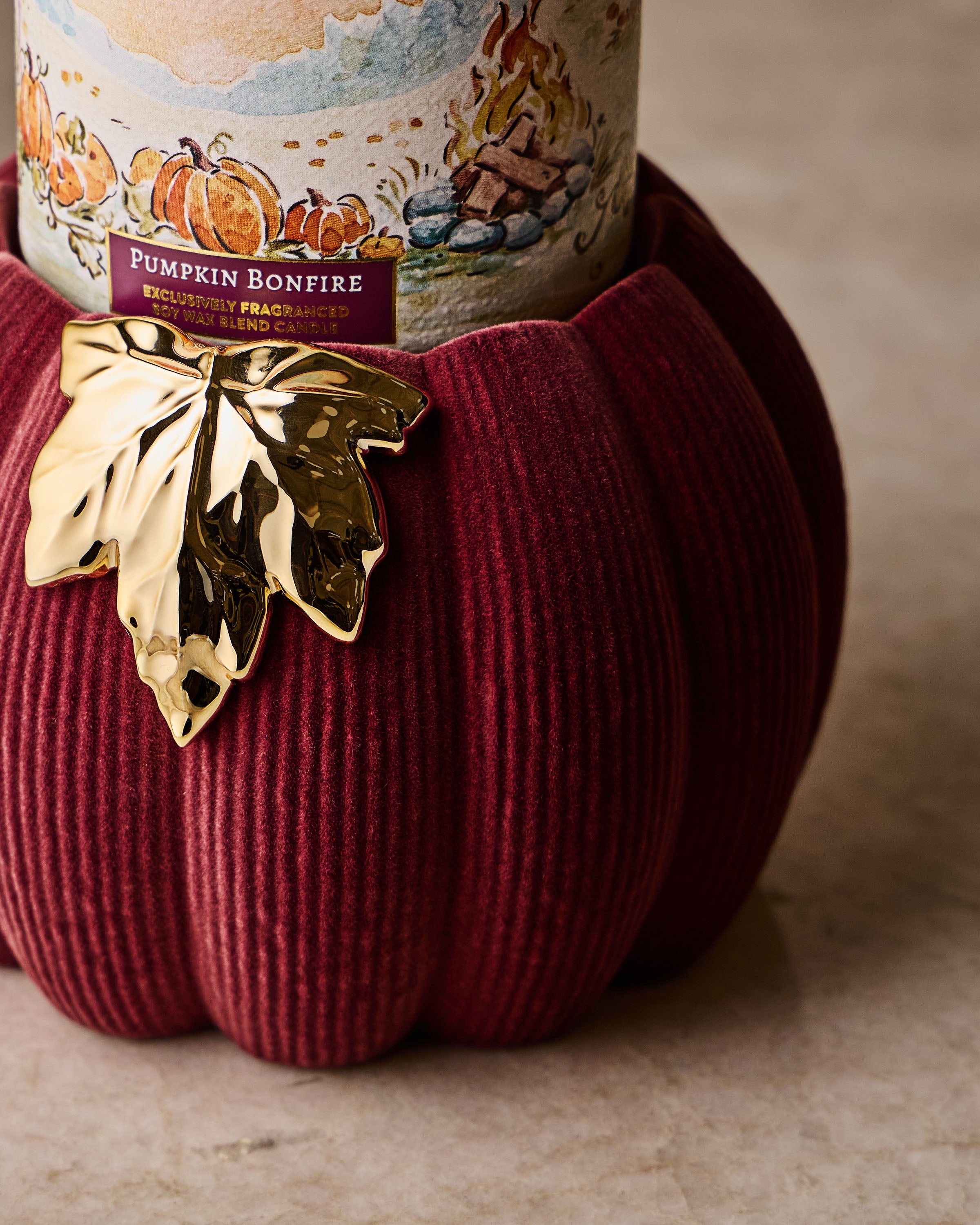 Purple Corduroy Pumpkin - Image 2